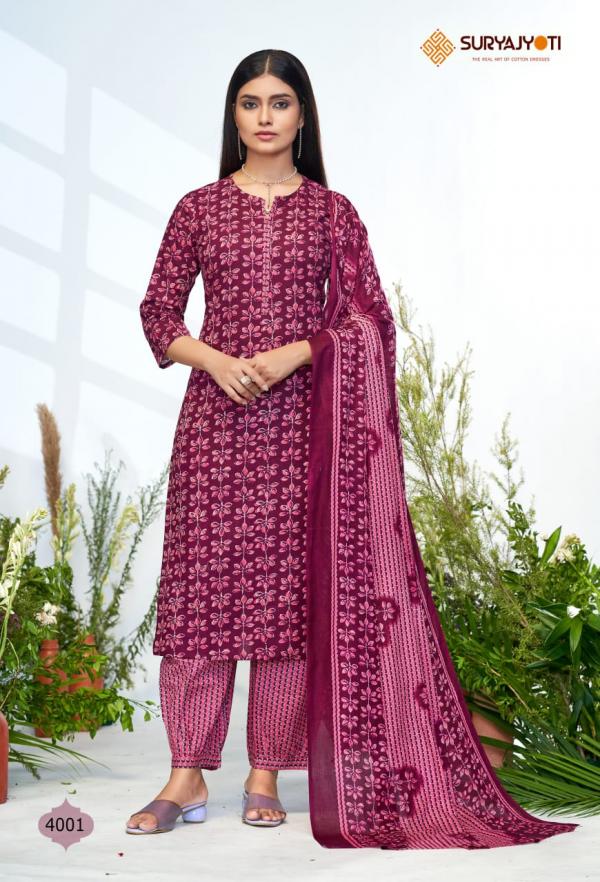 Suryajyoti Priyal Vol-4 – Kurti With Afghani Pant & Dupatta